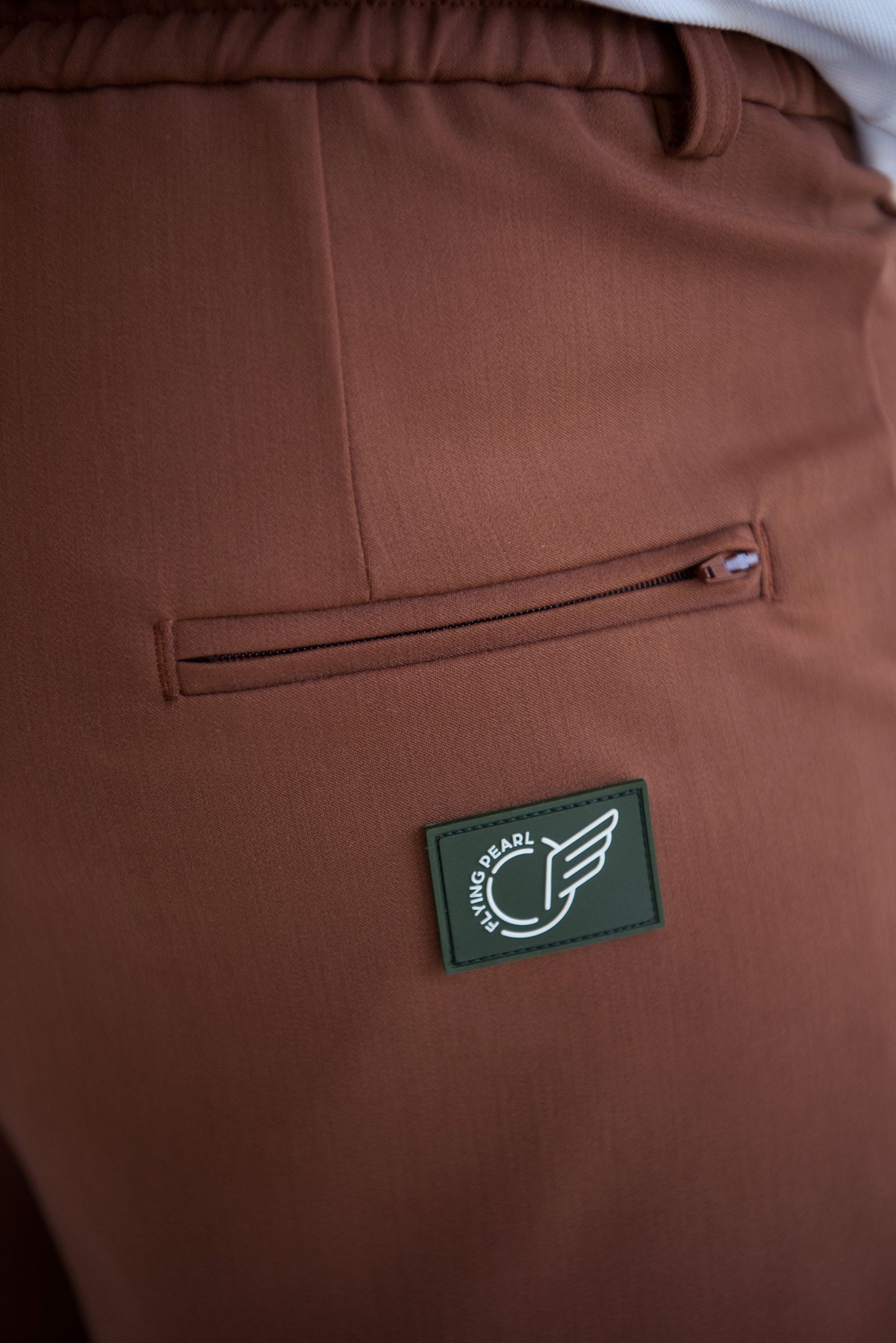 Shorts - Brown with green logo