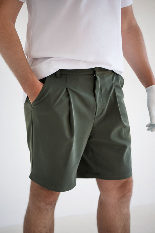 Shorts - Green with white logo