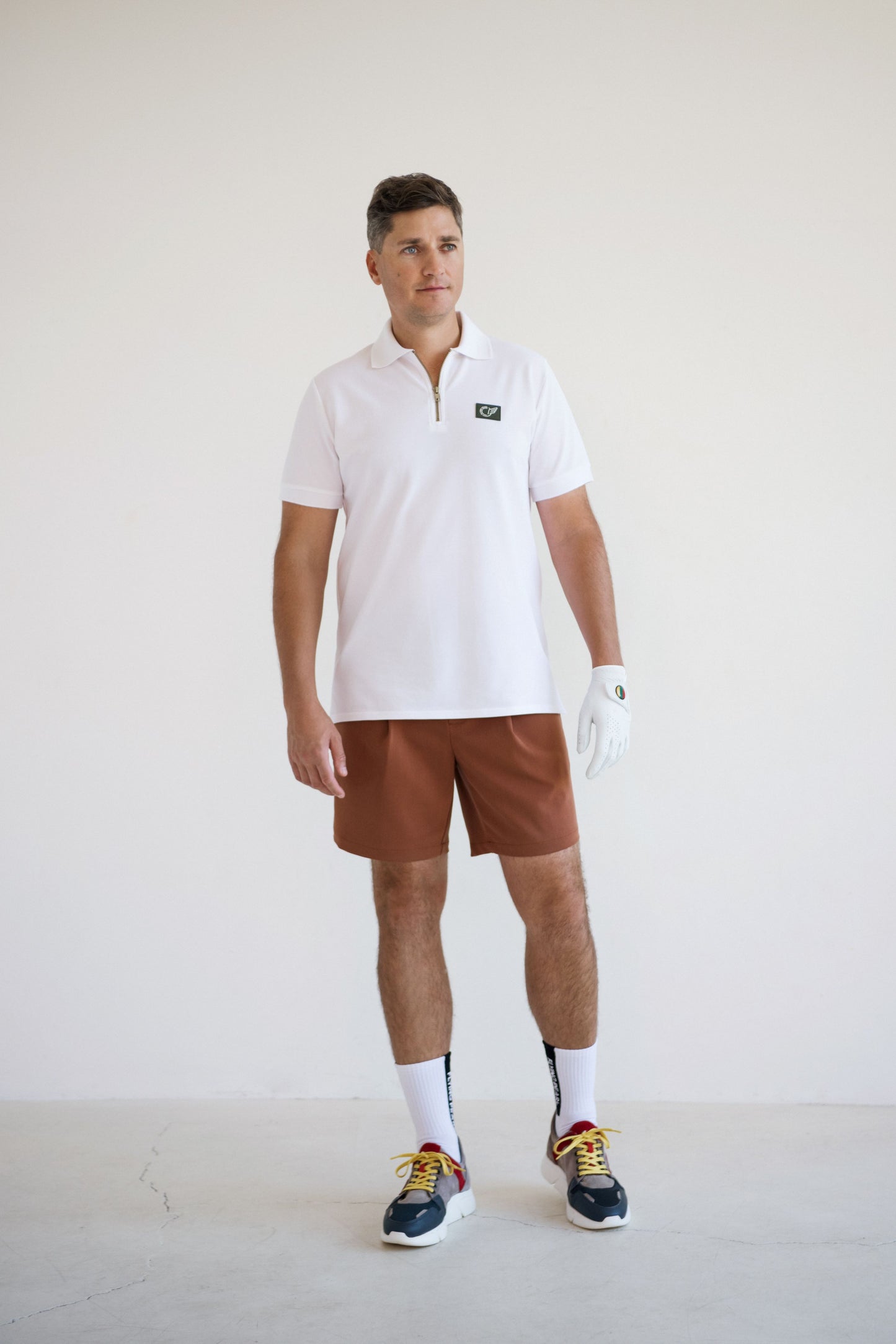 Shorts - Brown with green logo