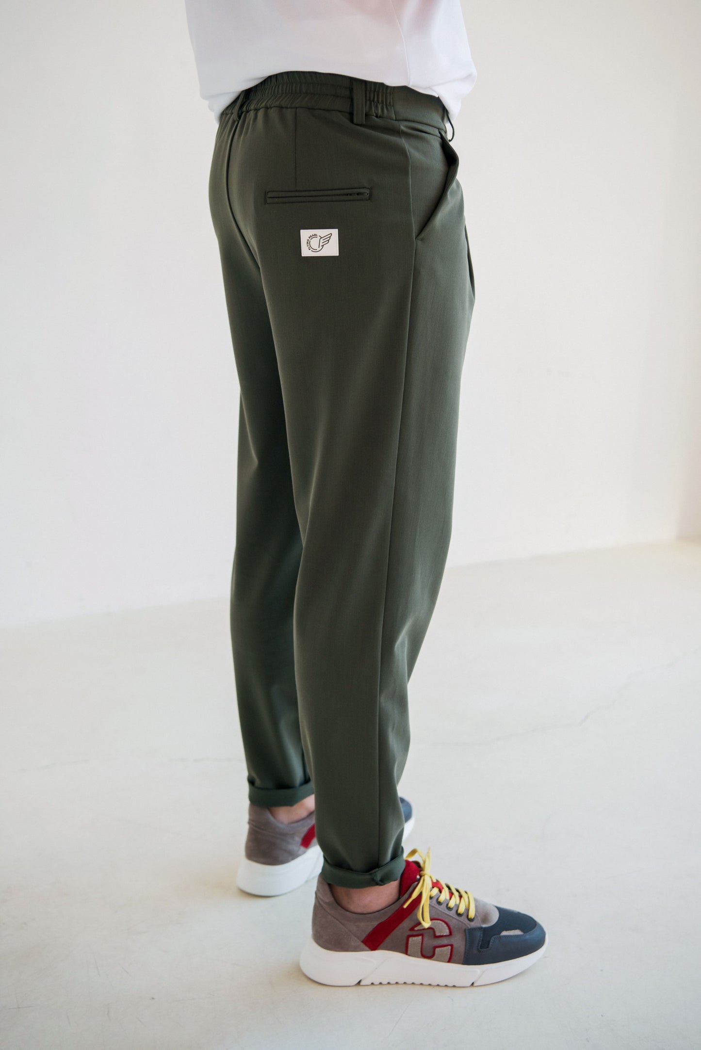 Pants - Green with white logo