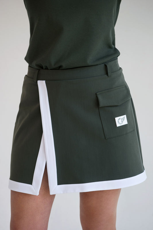 Skirt - Green with white logo